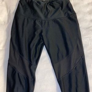 Black Leggings with Mesh